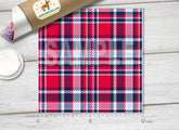 Plaid Pattern Adhesive Vinyl 597